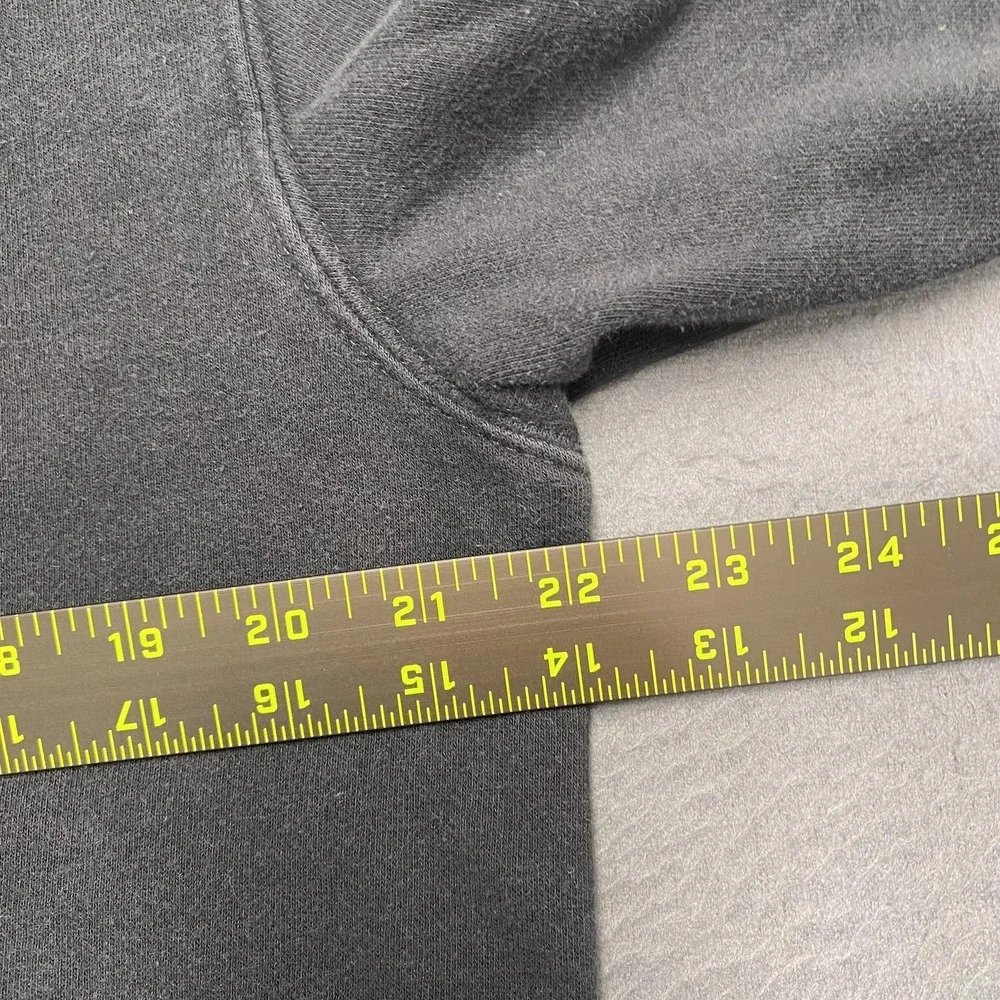 The‎ North Face Hoodie Sweatshirt Mens Small Black Fleece Pullover Graphic Logo